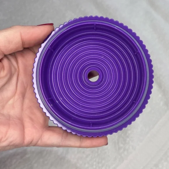 NWT Starbucks Glow-in-the-Dark Purple Tumbler with Green Straw, 24oz - Picture 6 of 10